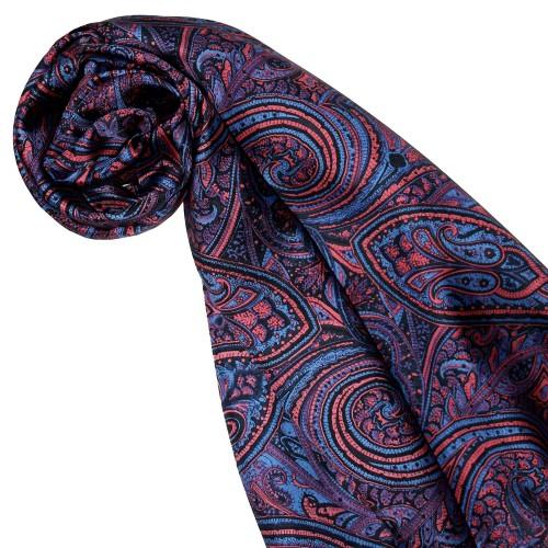 lorenzo cana Silk scarf ladies violet pink light blue Paisley LORENZO CANA lorenzo cana Silk scarf ladies violet pink light blue Paisley LORENZO CANA