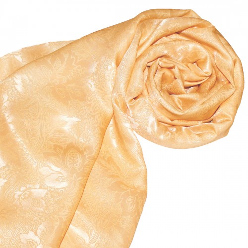 lorenzo cana Women's Shawl Viscose Silk Paisley Beige LORENZO CANA