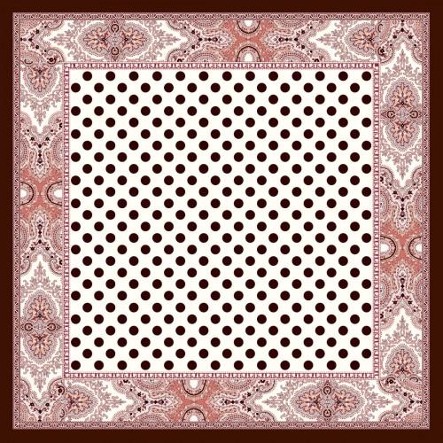 Lorenzo Cana Womens 100% Silk Beige Red Brown Taupe Points LORENZO CANA