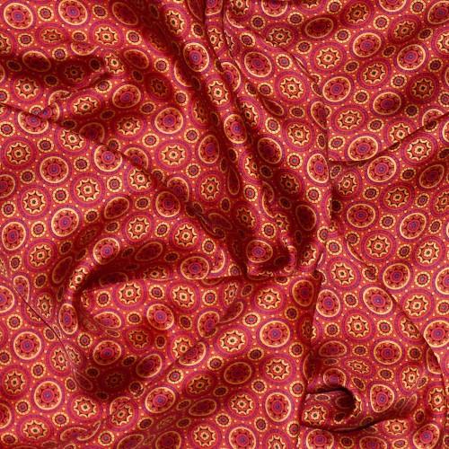 Lorenzo Cana XL Scarf For Men Silk Red Dots LORENZO CANA