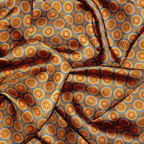 Lorenzo Cana XL Scarf For Women Silk Blue Points LORENZO CANA