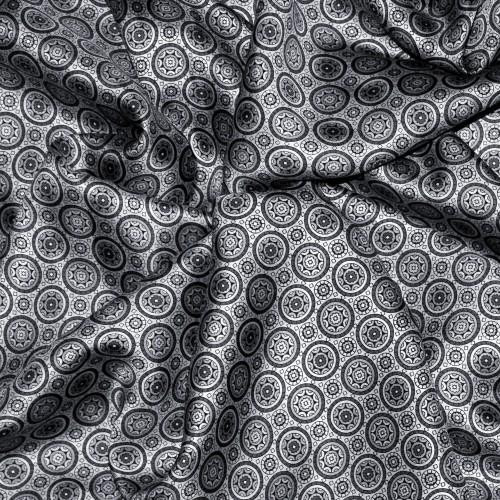 Lorenzo Cana XL Scarf For Women Silk Silver Points LORENZO CANA