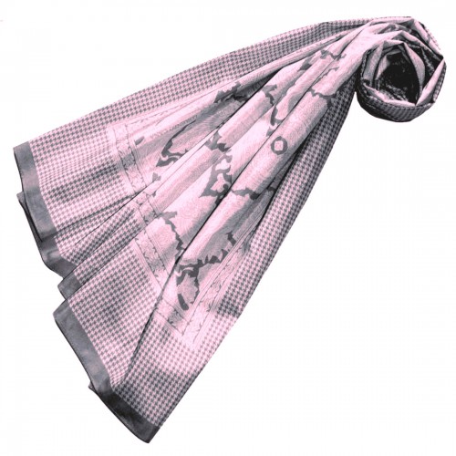 lorenzo cana XXL Scarf for Men Pink Cotton LORENZO CANA