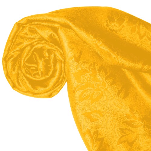 Lorenzo Cana Yellow Scarf For Men Paisley LORENZO CANA