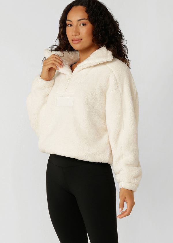 Lorna Jane Everyday Teddy Quarter Zip Sweat