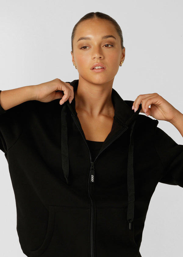 Lorna Jane Fleece Zip Thru Hoodie