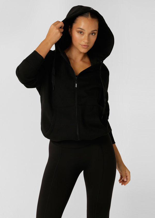 lorna jane Fleece Zip Thru Hoodie