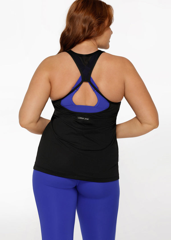 Lorna Jane Grab And Go Active Mesh Tank