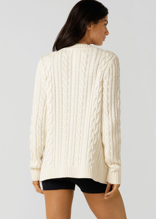 Lorna Jane Iconic Cable Knit Cardigan