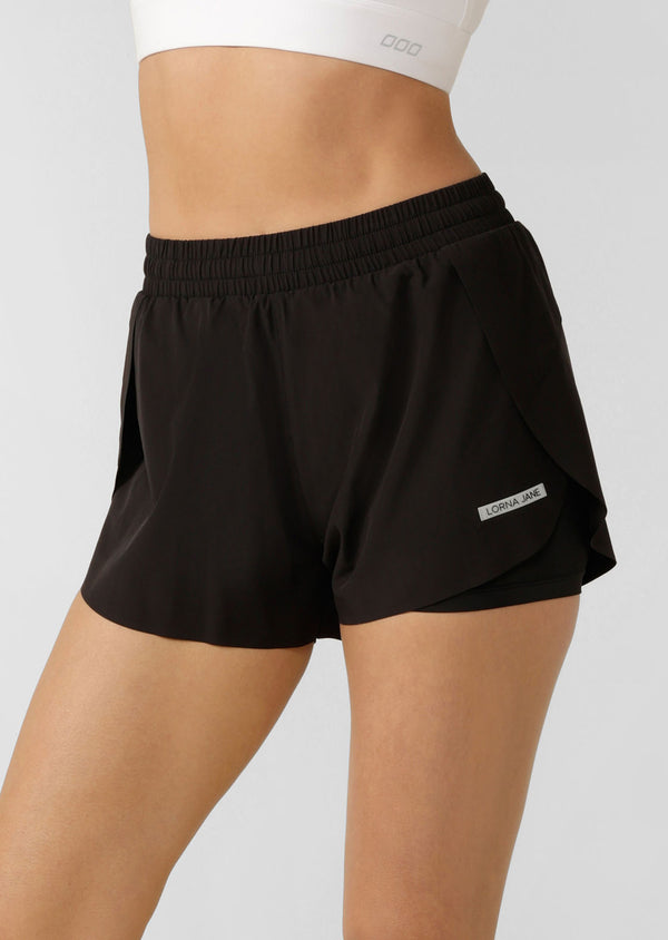 lorna jane Lightspeed Phone Pocket Run Shorts