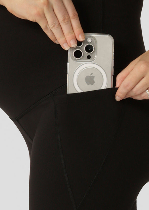 Lorna Jane LJ Maternity Phone Pocket Bike Shorts