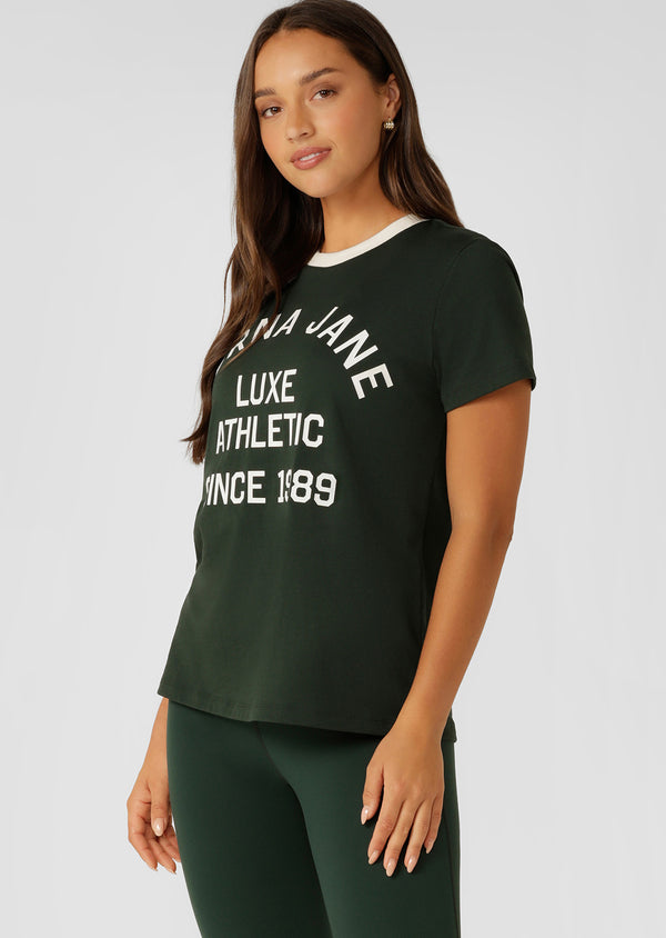 Lorna Jane Lotus Heritage Ringer T-Shirt