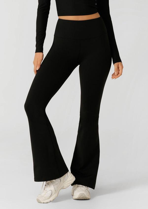 Lorna Jane Lotus Thermal Flared Leggings