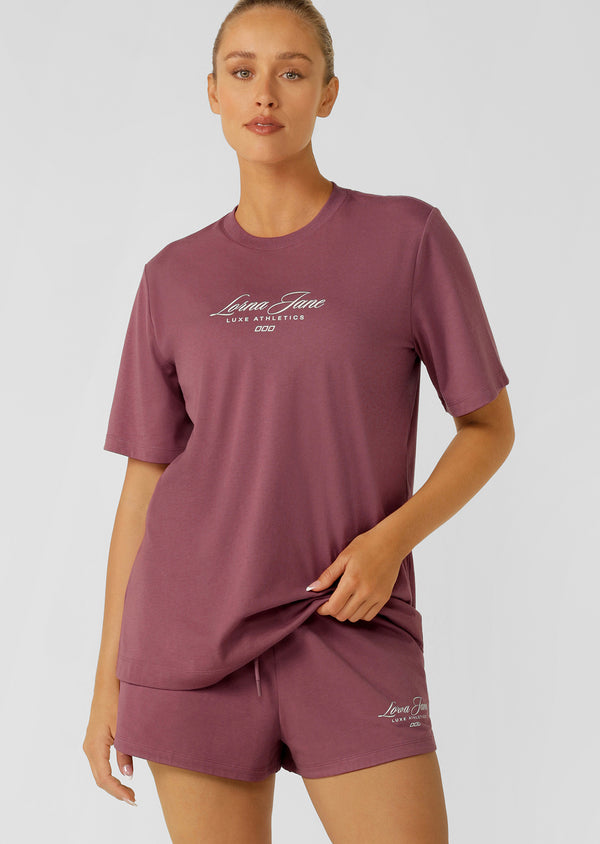 Lorna Jane Luxe Athletic Relaxed T-Shirt