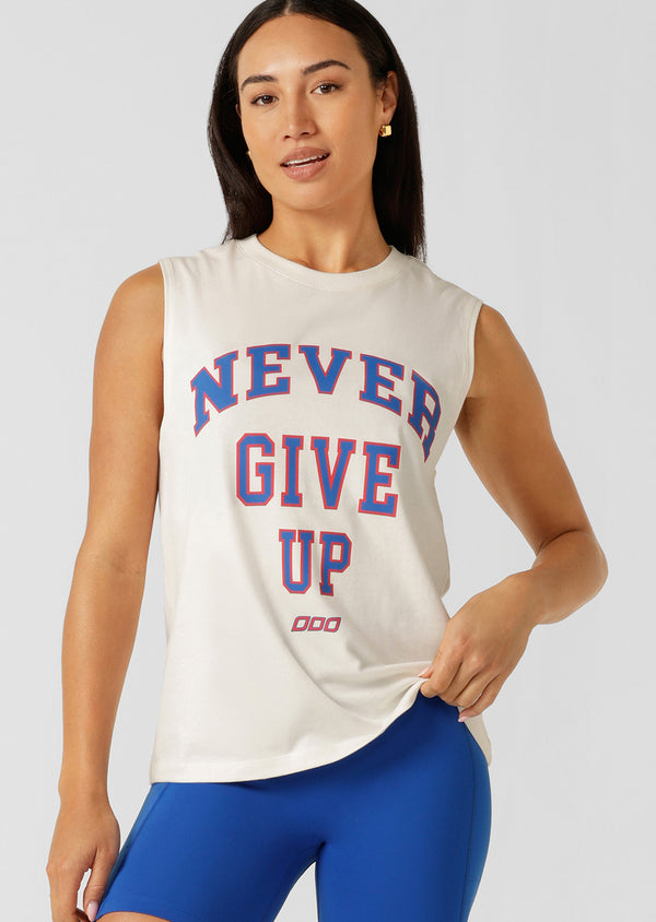 Lorna Jane Never Give Up Muscle Tank