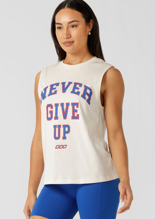 lorna jane Never Give up Muscle Tank