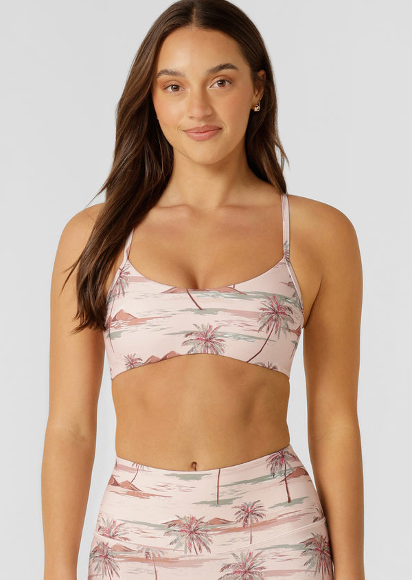 lorna jane Paradise Palm Swim Sport Bralette