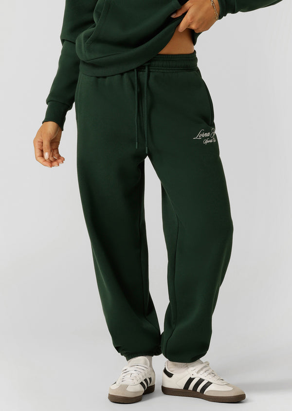 lorna jane Sports Club Fleece Sweatpants