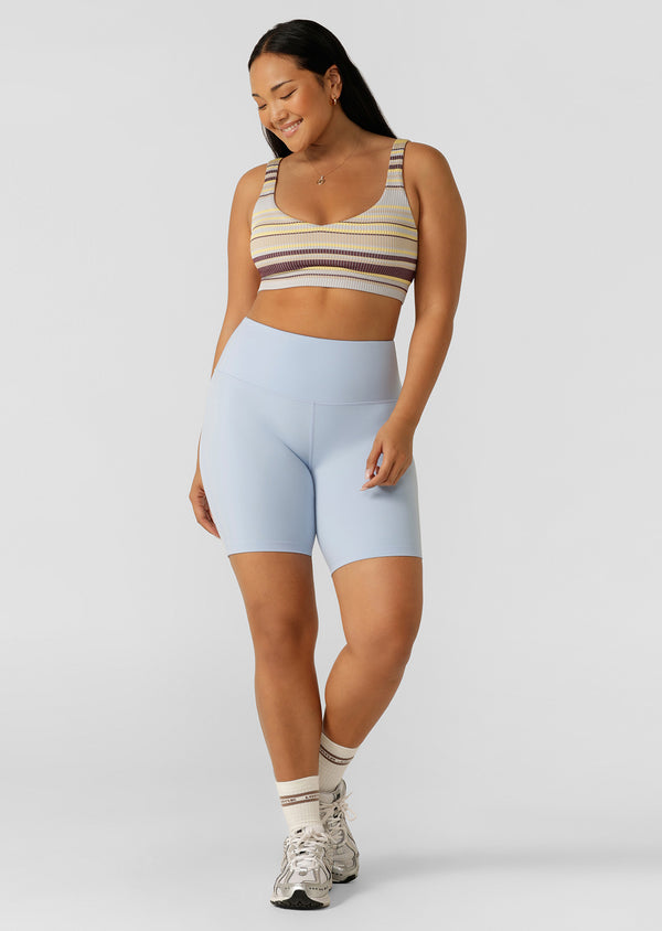 Lorna Jane Sunset Stripe Seamless Bralette