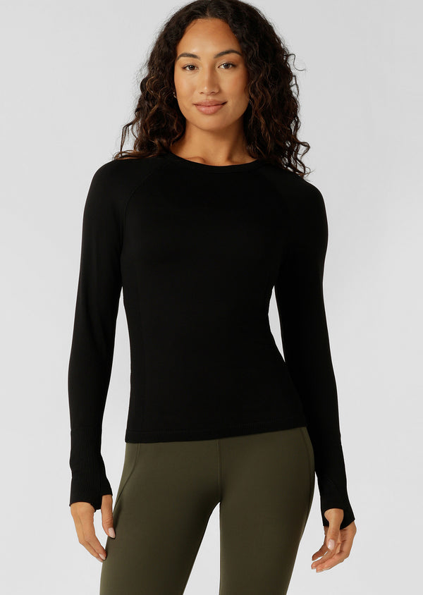 lorna jane Tempo Seamless Long Sleeve Top