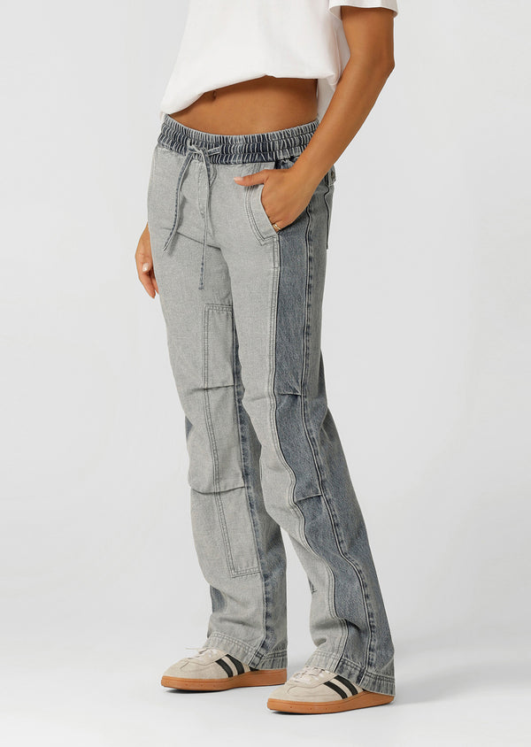 Lorna Jane Two Tone Denim Flashdance Pants