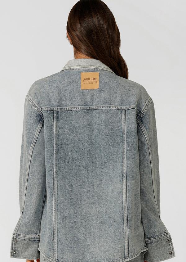 Lorna Jane Two Tone Denim Utility Jacket