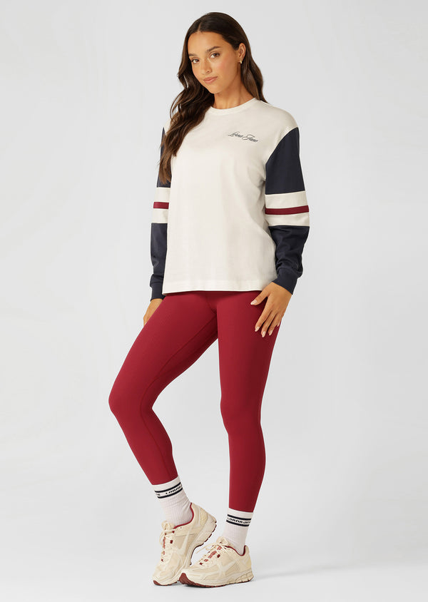 Lorna Jane Varsity Long Sleeve T-Shirt