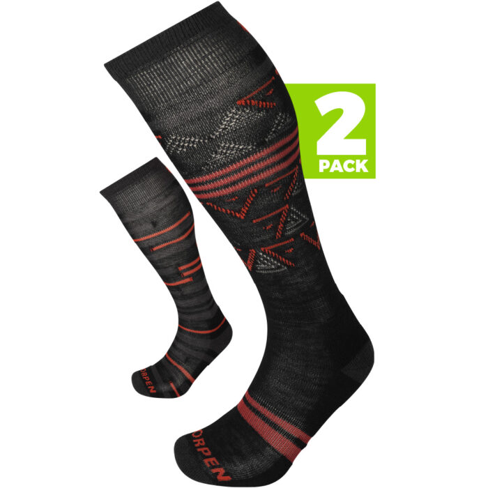 lorpen T1 2 PACK SKI MID ECO MAN SOCKS