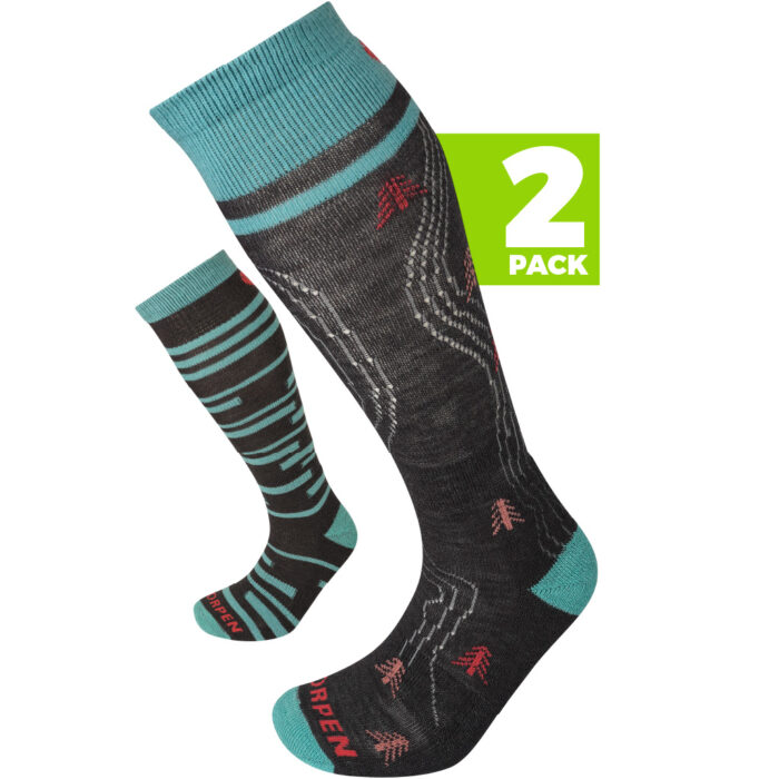 Lorpen T1 2 PACK SKI MID ECO WOMAN SOCKS