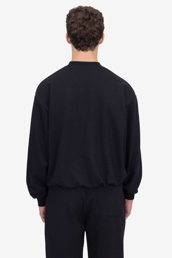 Los Angeles Apparel 10 Oz. Mid-weight Poly Cotton Fleece Wide Crewneck