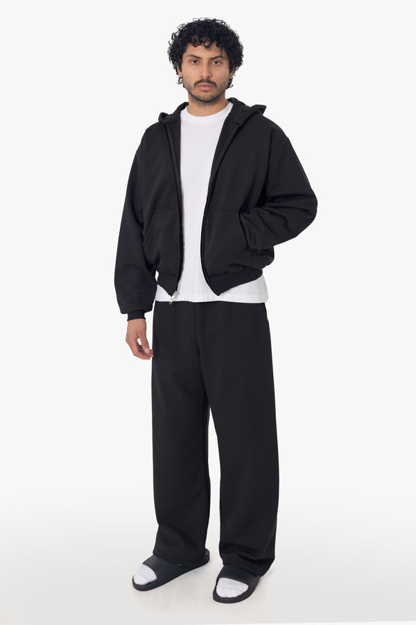Los Angeles Apparel 10 Oz. Mid-Weight Poly Cotton Fleece Wide Open Bottom Sweatpant
