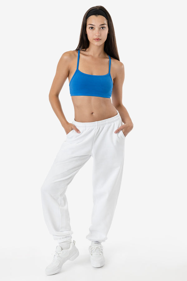 Los Angeles Apparel 10 Oz. Mid-Weight Poly Cotton Fleece Wide Sweatpant