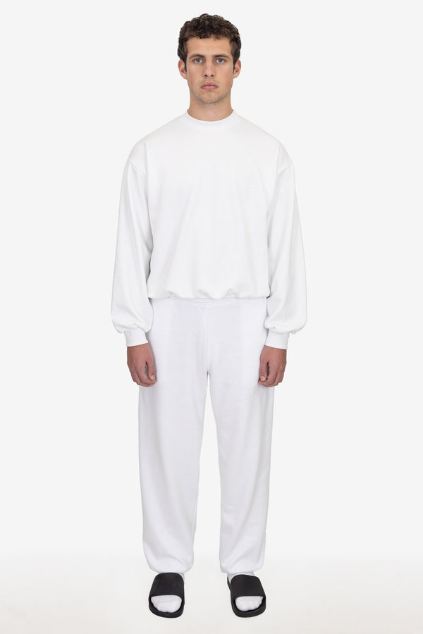 Los Angeles Apparel 10 Oz. Mid-Weight Poly Cotton Fleece Wide Sweatpant