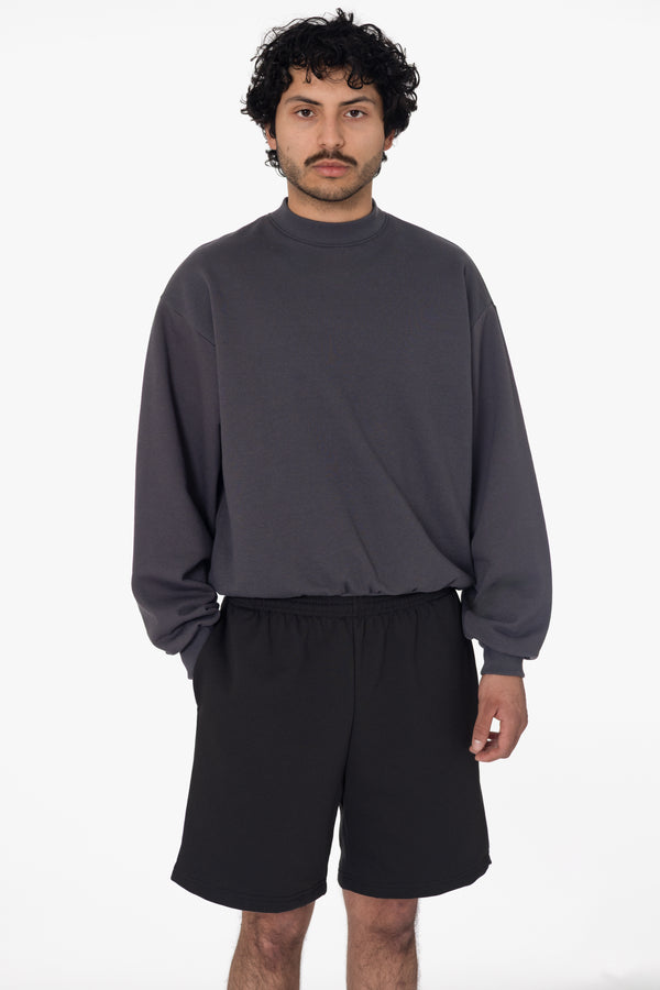 los angeles apparel 10oz. Mid-weight Poly Cotton Fleece Sweatshort