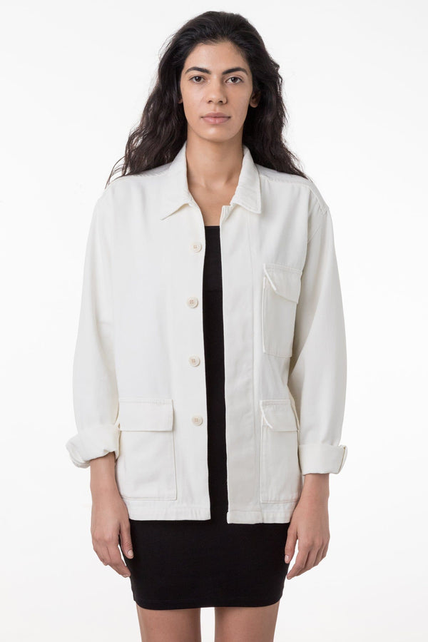 Los Angeles Apparel 12 Oz. Cotton Twill Military Jacket