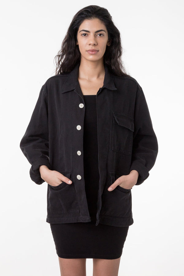 Los Angeles Apparel 12 Oz. Cotton Twill Military Jacket