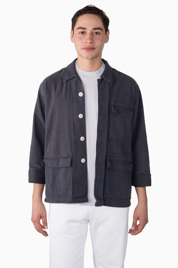Los Angeles Apparel 12 Oz. Cotton Twill Military Jacket