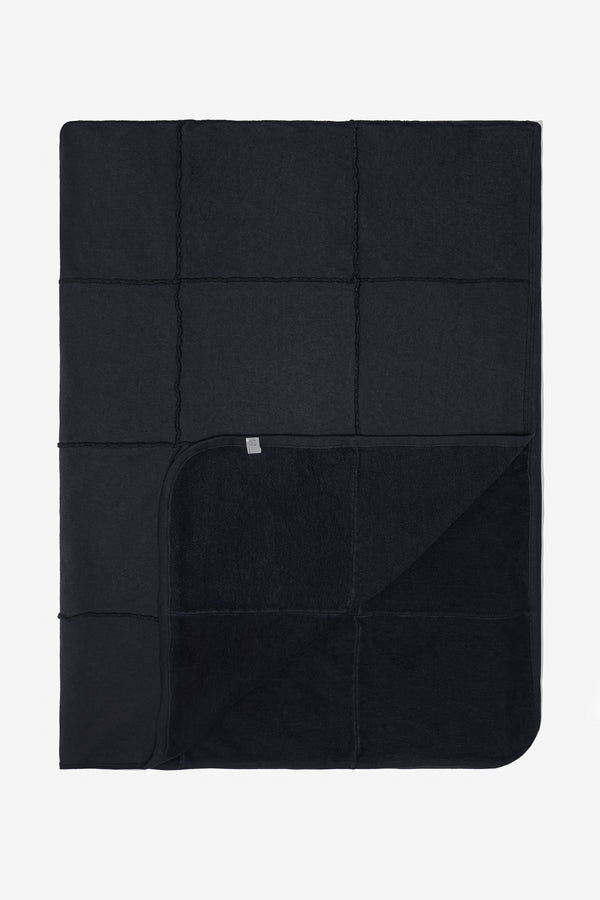 los angeles apparel 14oz. Garment Dye Heavy Fleece Quilted Blanket