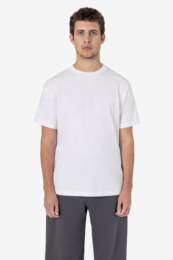 Los Angeles Apparel 6.0oz Crew Neck Heavy Combed Cotton T-Shirt