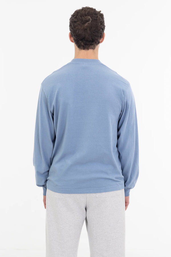 Los Angeles Apparel 6.5oz Long Sleeve Garment Dye Crew Neck T-Shirt