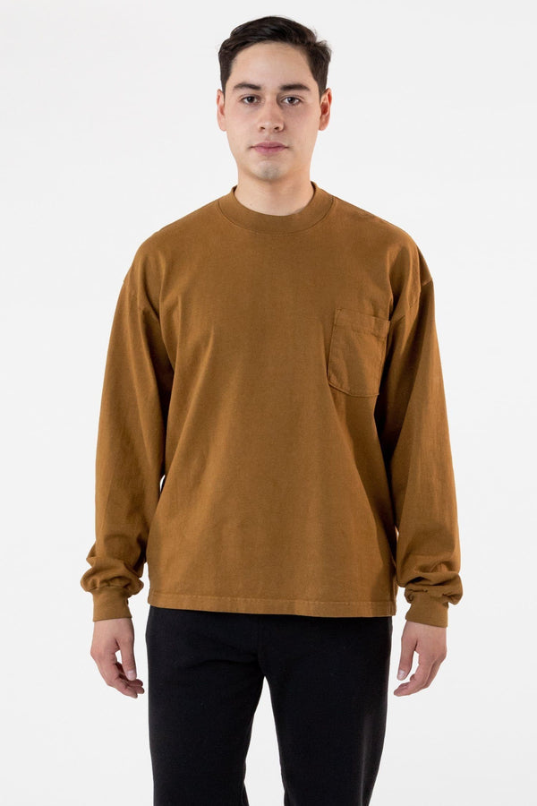 Los Angeles Apparel 8.5 Oz. Heavy Jersey Long Sleeve Boxy Work Shirt