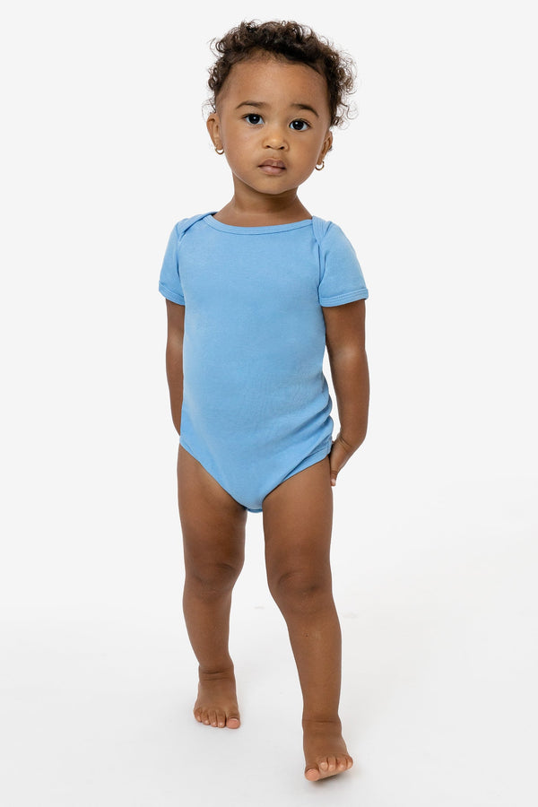 Los Angeles Apparel Baby Rib Infant Short Sleeve One Piece
