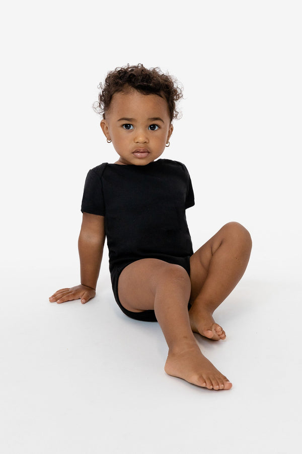 los angeles apparel Baby Rib Infant Short Sleeve One Piece