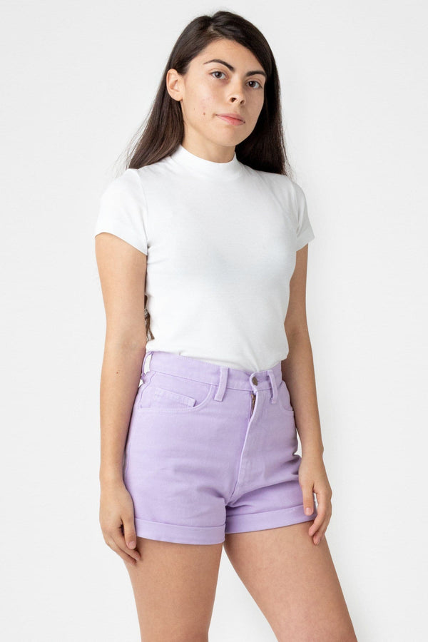 Los Angeles Apparel Bull Denim Garment Dye Cuff Short