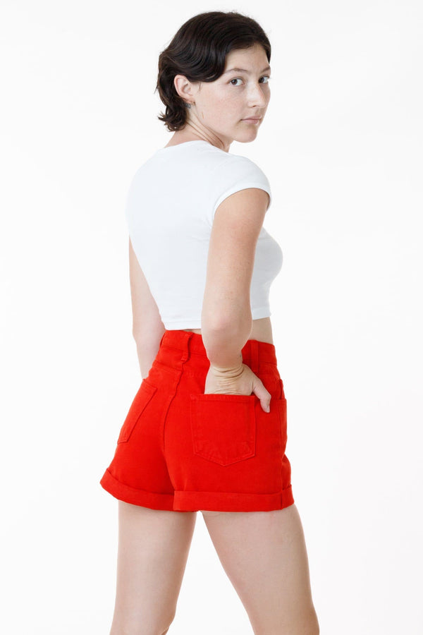 los angeles apparel Bull Denim Garment Dye Cuff Short (Limited Edition)