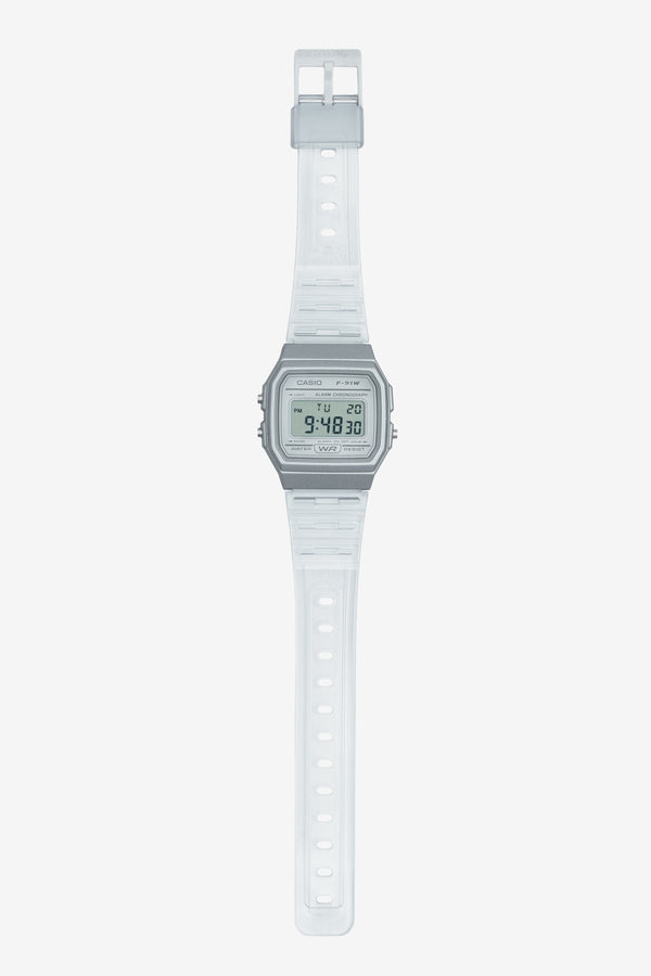 Los Angeles Apparel Casio Unisex Digital Clear Jelly Strap Watch