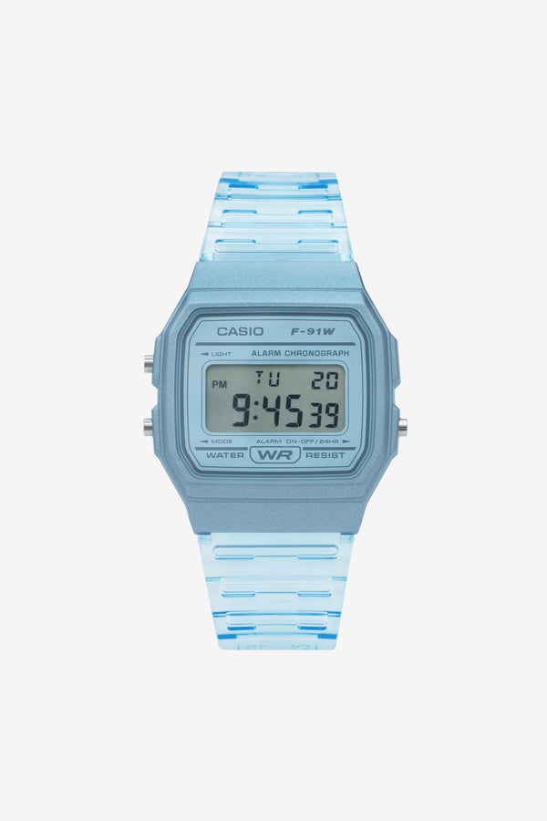 los angeles apparel Casio Unisex Digital Clear Jelly Strap Watch