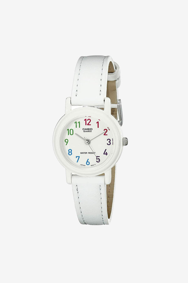 los angeles apparel Casio Women's White Analog Watch