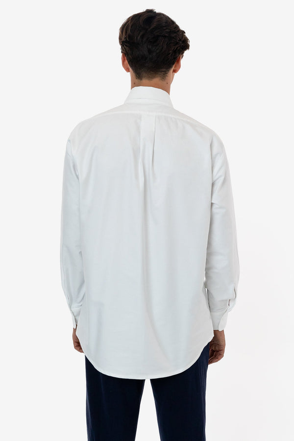 Los Angeles Apparel Classic Long Sleeve Oxford Button Down Shirt