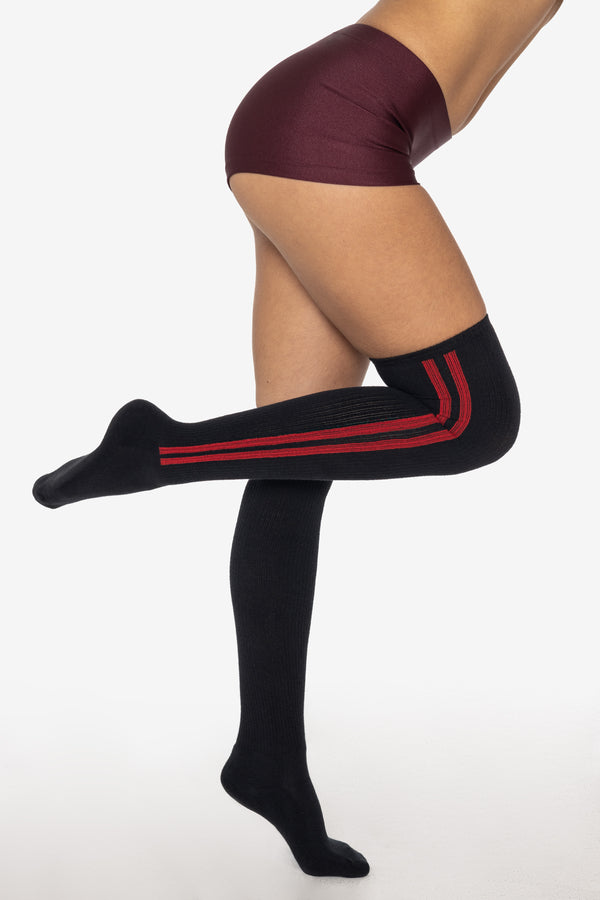 los angeles apparel Classic Soccer Stripe Over The Knee Sock